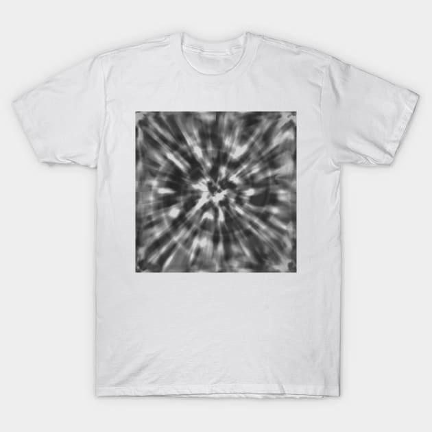 Black and White Tie Dye - Aesthetic T-Shirt by YourGoods